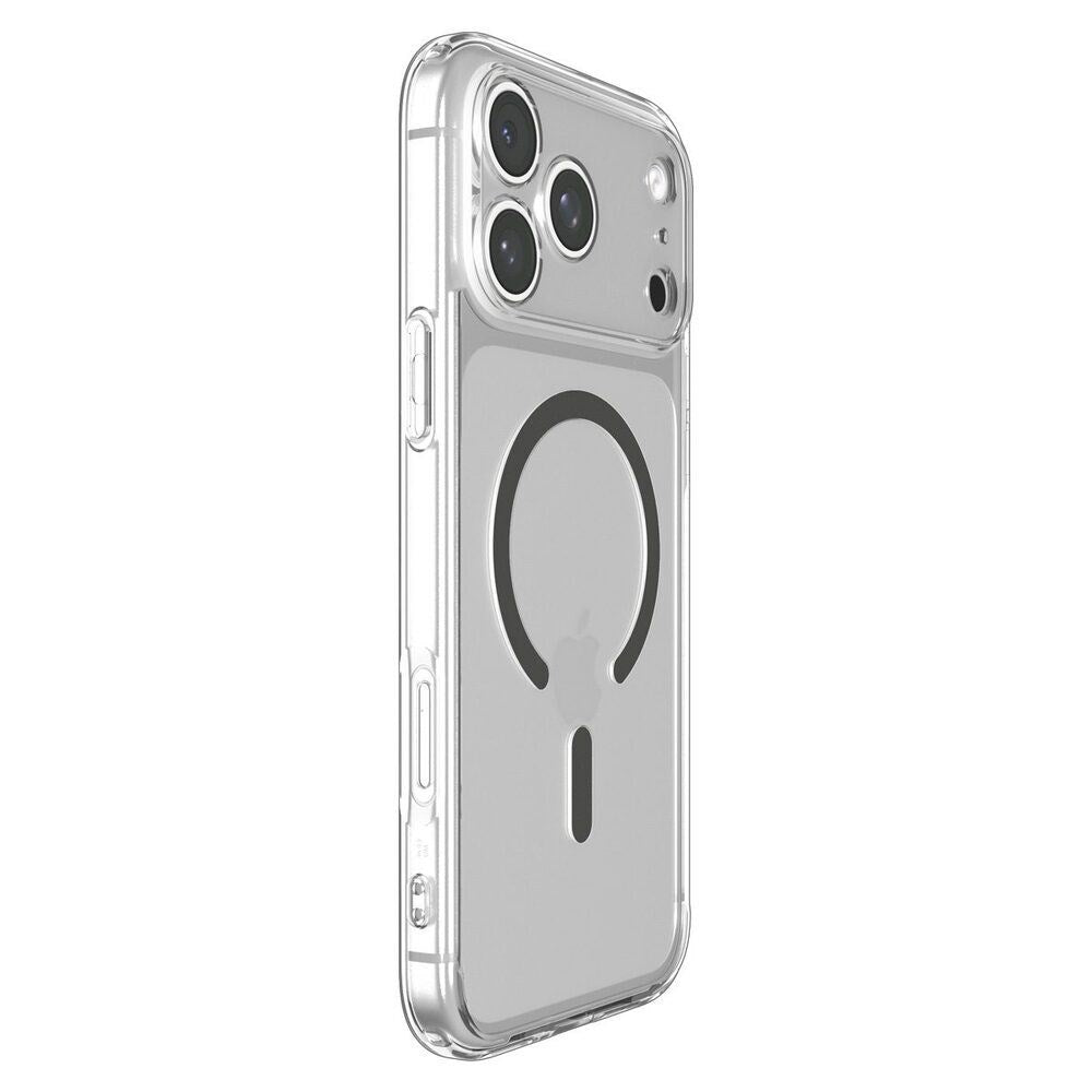 iPhone 18 Pro Max / 17 Pro Max Spigen Ultra Hybrid Bagside Cover - MagSafe Kompatibel - Gennemsigtig / Grå
