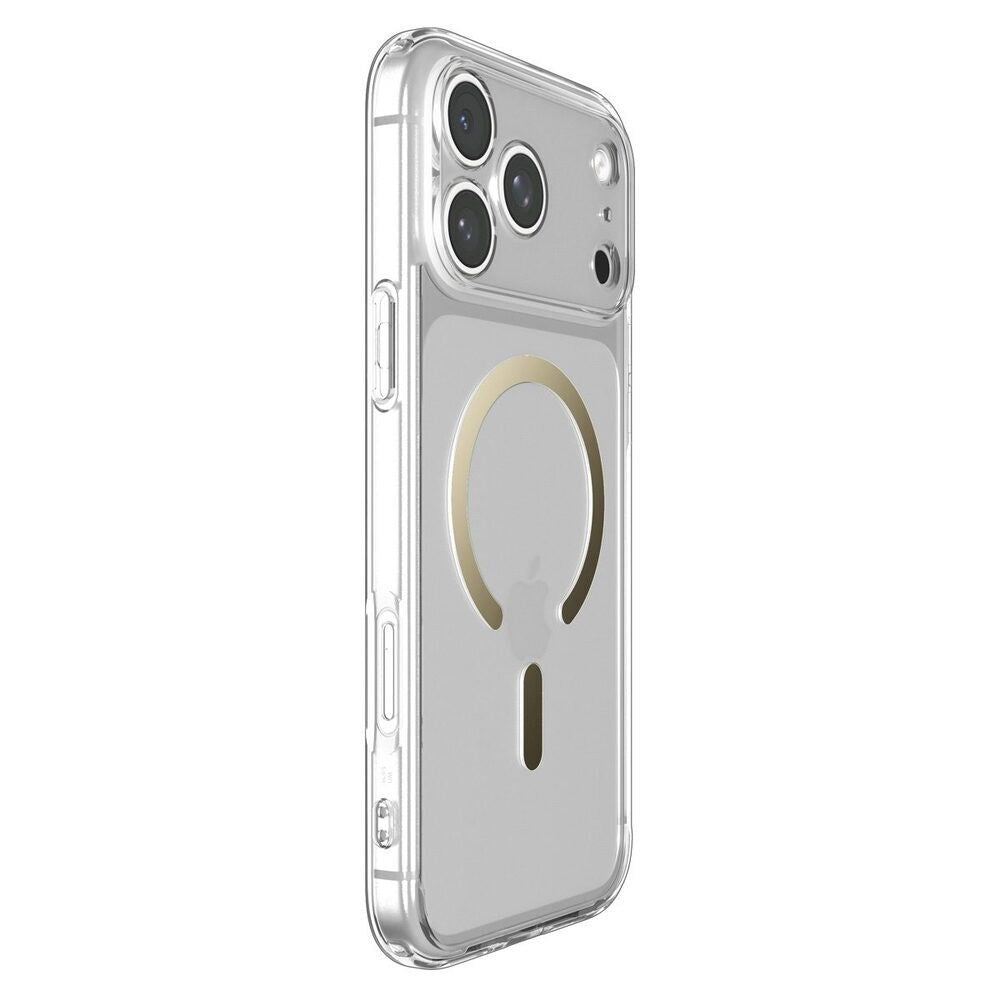 iPhone 18 Pro / 17 Pro Spigen Ultra Hybrid Bagside Cover - MagSafe Kompatibel - Gennemsigtig / Guld