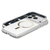 iPhone 18 Pro Max / 17 Pro Max Spigen Ultra Hybrid Bagside Cover - MagSafe Kompatibel - Gennemsigtig / Guld