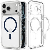 iPhone 18 Pro Max / 17 Pro Max Spigen Ultra Hybrid Bagside Cover - MagSafe Kompatibel - Gennemsigtig / Blå