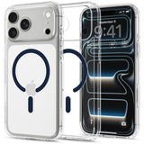 iPhone 18 Pro / 17 Pro Spigen Ultra Hybrid Bagside Cover - MagSafe Kompatibel - Gennemsigtig / Blå