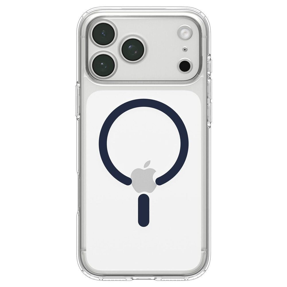 iPhone 18 Pro Max / 17 Pro Max Spigen Ultra Hybrid Bagside Cover - MagSafe Kompatibel - Gennemsigtig / Blå