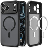 iPhone 18 Pro Max / 17 Pro Max Spigen Ultra Hybrid Bagside Cover - MagSafe Kompatibel - Mat Sort