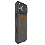 iPhone 18 Pro Max / 17 Pro Max Spigen Ultra Hybrid Bagside Cover - MagSafe Kompatibel - Mat Sort / Orange