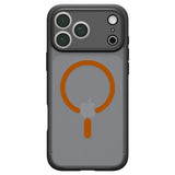 iPhone 18 Pro Max / 17 Pro Max Spigen Ultra Hybrid Bagside Cover - MagSafe Kompatibel - Mat Sort / Orange