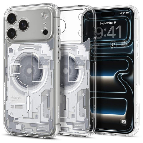 iPhone 18 Pro / 17 Pro Spigen Ultra Hybrid Bagside Cover - MagSafe Kompatibel - Gennemsigtig / Hvid