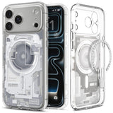 iPhone 18 Pro Max / 17 Pro Max Spigen Ultra Hybrid Bagside Cover - MagSafe Kompatibel - Gennemsigtig / Hvid