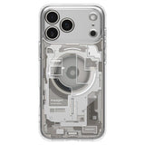 iPhone 18 Pro / 17 Pro Spigen Ultra Hybrid Bagside Cover - MagSafe Kompatibel - Gennemsigtig / Sølv