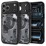iPhone 18 Pro Max / 17 Pro Max Spigen Ultra Hybrid Bagside Cover - MagSafe Kompatibel - Gennemsigtig / Sort