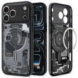 iPhone 18 Pro Max / 17 Pro Max Spigen Ultra Hybrid Bagside Cover - MagSafe Kompatibel - Gennemsigtig / Sort