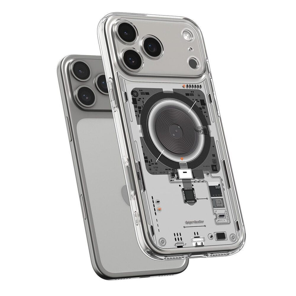 iPhone 18 Pro Max / 17 Pro Max Spigen Ultra Hybrid Bagside Cover - MagSafe Kompatibel - Gennemsigtig / Sort