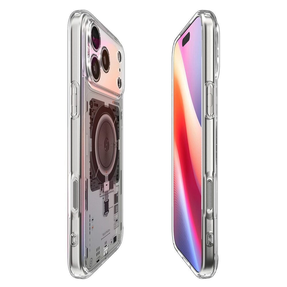 iPhone 18 Pro / 17 Pro Spigen Ultra Hybrid Bagside Cover - MagSafe Kompatibel - Gennemsigtig / Sort