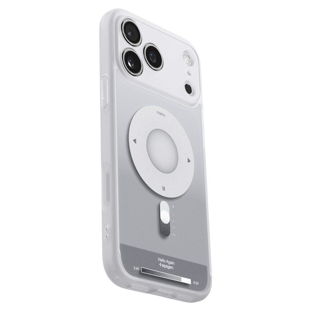 iPhone 18 Pro / 17 Pro Spigen Ultra Hybrid Bagside Cover - MagSafe Kompatibel - Sølv