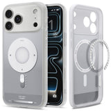 iPhone 18 Pro / 17 Pro Spigen Ultra Hybrid Bagside Cover - MagSafe Kompatibel - Sølv