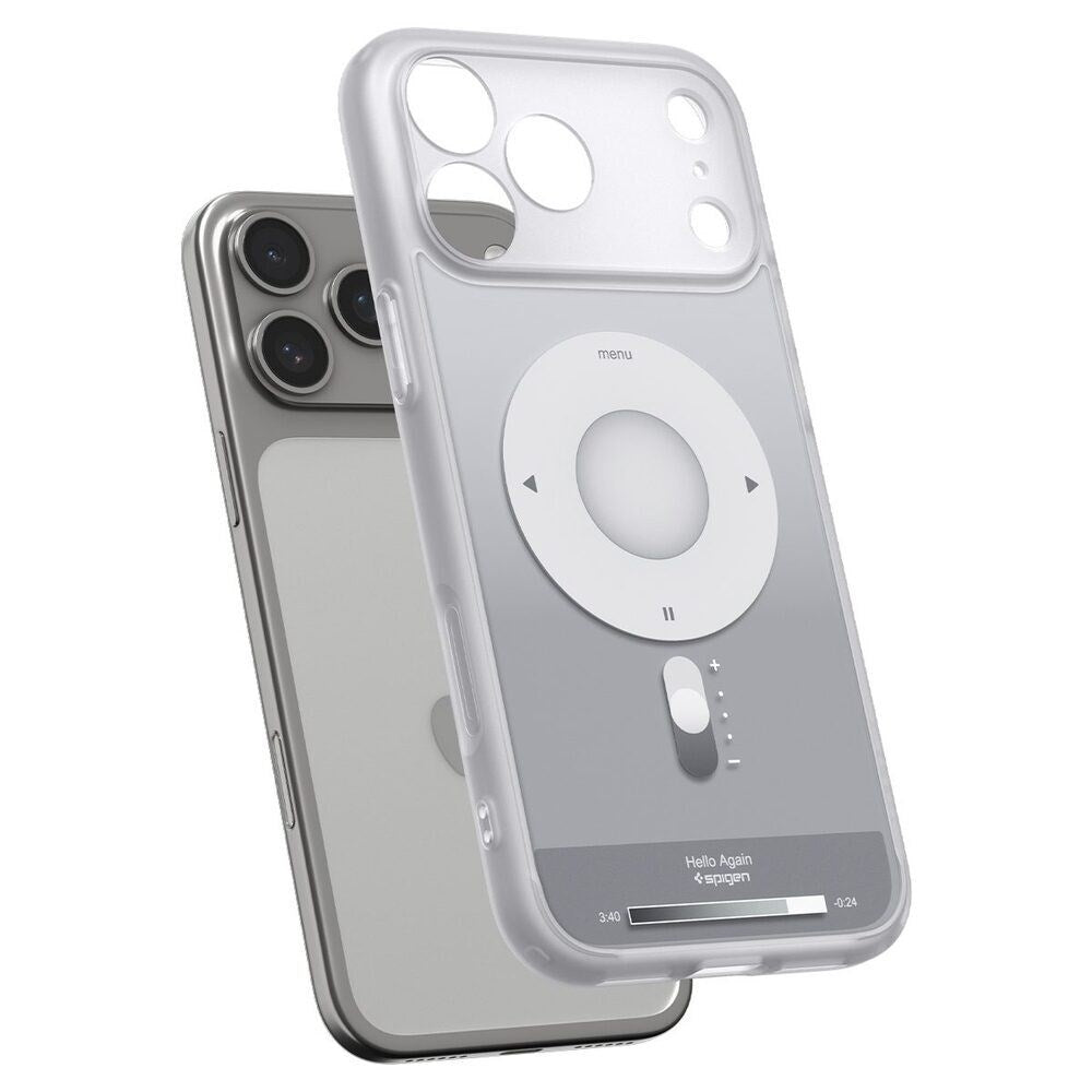 iPhone 18 Pro / 17 Pro Spigen Ultra Hybrid Bagside Cover - MagSafe Kompatibel - Sølv