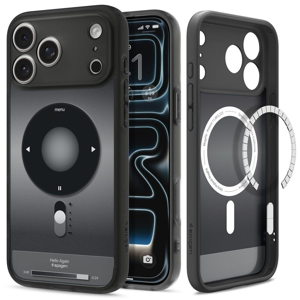 iPhone 18 Pro Max / 17 Pro Max Spigen Ultra Hybrid Bagside Cover - MagSafe Kompatibel - Sort