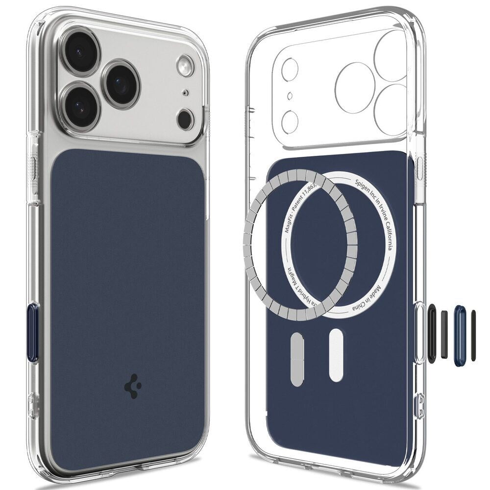 iPhone 18 Pro Max / 17 Pro Max Spigen Ultra Hybrid T Bagside Cover - MagSafe Kompatibel - Blå