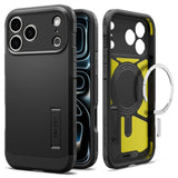 iPhone 18 Pro / 17 Pro Spigen Tough Armor T Bagside Cover - MagSafe Kompatibel - Sort