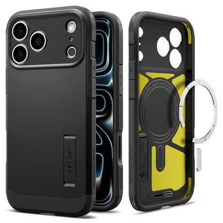 iPhone 18 Pro / 17 Pro Spigen Tough Armor T Bagside Cover - MagSafe Kompatibel - Sort
