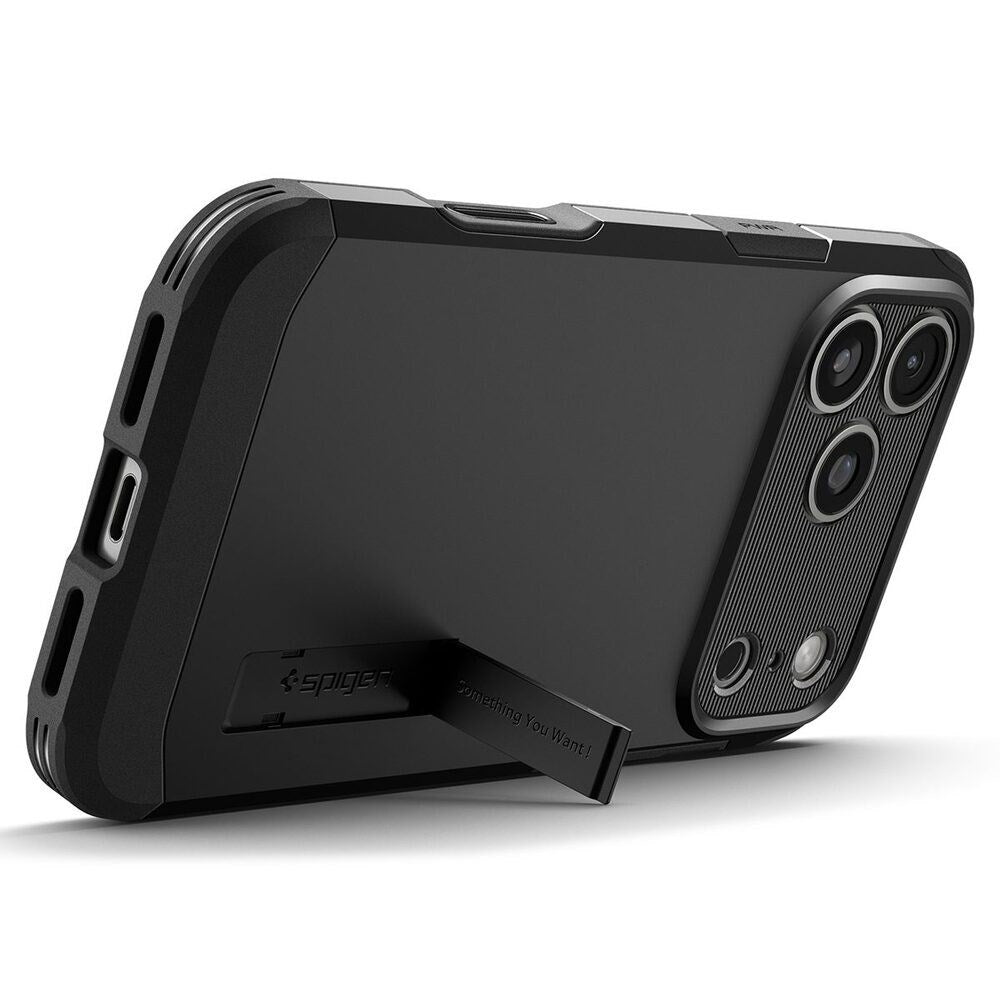 iPhone 18 Pro / 17 Pro Spigen Tough Armor T Bagside Cover - MagSafe Kompatibel - Sort