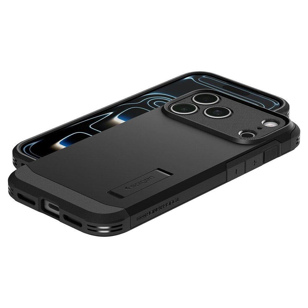 iPhone 18 Pro Max / 17 Pro Max Spigen Tough Armor T Bagside Cover - MagSafe Kompatibel - Sort