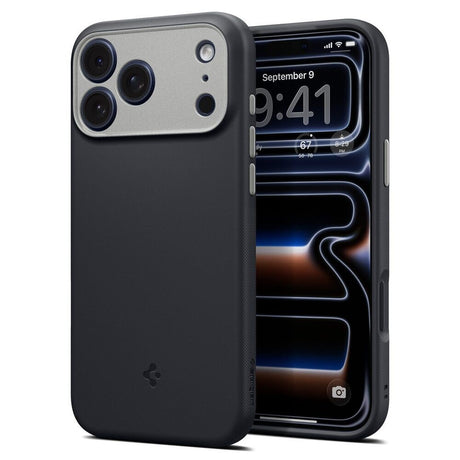 iPhone 18 Pro / 17 Pro Spigen Nano Pop Bagside Cover - MagSafe Kompatibel - Sort
