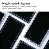 Samsung Galaxy S24 Ultra Spigen EZ Fit Glas.tR Beskyttelsesglas 2 Stk. - Case Friendly - Gennemsigtig