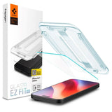 iPhone 16 Pro Max Spigen EZ Fit Glas.tR Beskyttelsesglas - Case Friendly - Gennemsigtig