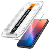 Spigen EZ Fit Glas tR Skærmbeskyttelse - Google Pixel 9a - 2 stk - Case Friendly - Gennemsigtig