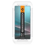 Samsung Galaxy S25 Ultra Spigen Glass tR EZ Fit HD Skærmglas - Privacy - 2 stk - Gennemsigtig