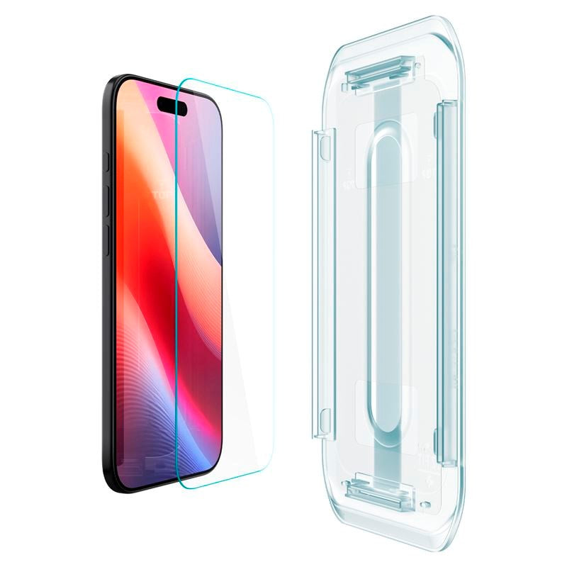 Spigen - iPhone Air - Glass tR EZ Fit Skærmbeskyttelsesglas - 2 stk - Gennemsigtig