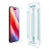 Spigen - iPhone Air - Glass tR EZ Fit Skærmbeskyttelsesglas - 2 stk - Gennemsigtig