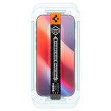 Spigen iPhone Air Glass tR EZ Fit Pro HD Skærmbeskyttelsesglas - Privacy Funktion - Gennemsigtig