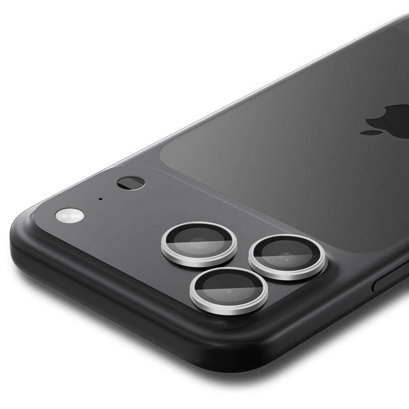 iPhone 17 Pro / 17 Pro Max / 16 Pro / 16 Pro Max / 15 Pro / 15 Pro Max / 14 Pro / 14 Pro Max Spigen Glass tR EZ Fit Optik Pro Kameraglas - 2 stk - Sølv