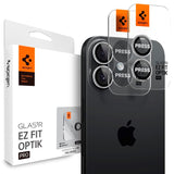 Spigen - iPhone 17 - Glass tR EZ Fit Optik Pro Kameralinsebeskyttelsesglas - 2 stk - Sølv