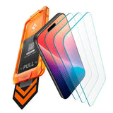 iPhone 17 Spigen Beskyttelsesglas m. AlignMaster - 3 stk. - Gennemsigtig
