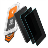 Spigen Samsung Galaxy S26 Glass tR EZ Fit Pro HD Skærmglas - Privacy - 2 stk - Gennemsigtig
