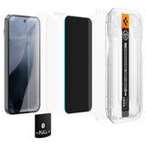Google Pixel 11 Pro XL / 10 Pro XL / 9 Pro XL Spigen Glass tR EZ Fit Pro Beskyttelsesglas - Privacy - 2 stk - Gennemsigtig