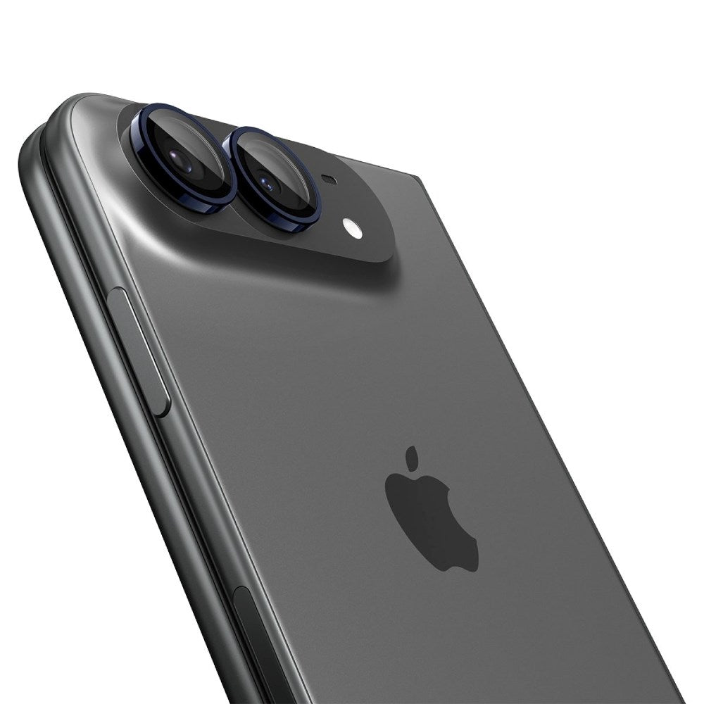 Spigen iPhone Duo Glass tR EZ Fit Optik Pro Kamerabeskytter - 2 stk - Sort