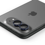 Spigen iPhone Duo Glass tR EZ Fit Optik Pro Kamerabeskytter - 2 stk - Sort