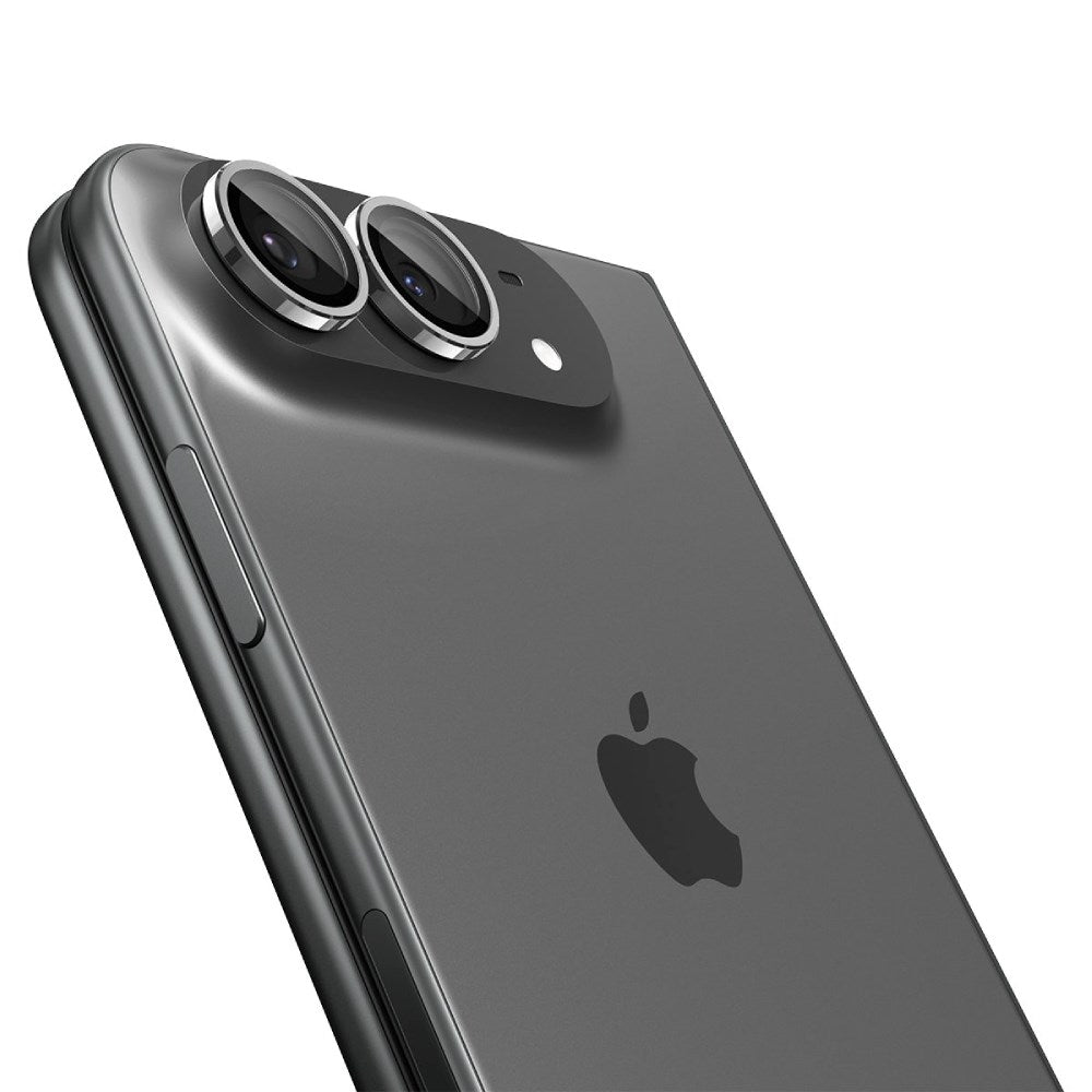 Spigen iPhone Duo Glass tR EZ Fit Optik Pro Kamerabeskytter - 2 stk - Hvid