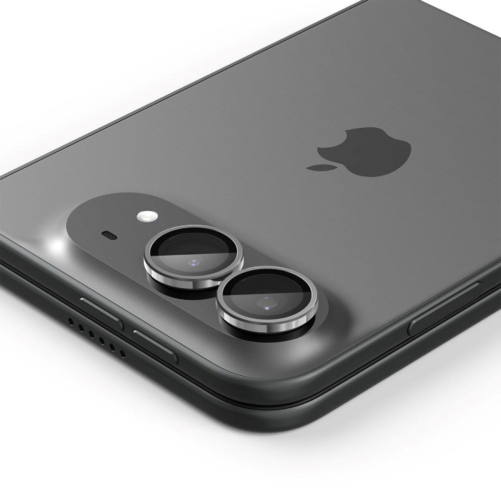 Spigen iPhone Duo Glass tR EZ Fit Optik Pro Kamerabeskytter - 2 stk - Hvid