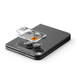 Spigen iPhone Duo Glass tR EZ Fit Optik Pro Kamerabeskytter - 2 stk - Hvid