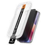 iPhone 18 Pro Max Spigen Glass tR EZ Fit Pro HD Privacy Skærmbeskyttelsesglas - 2 stk - Gennemsigtig