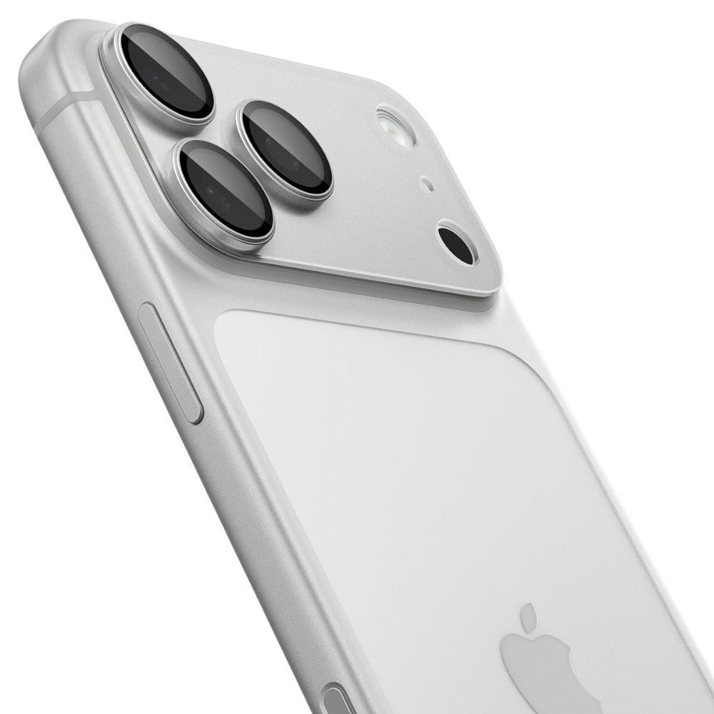 iPhone 18 Pro Max / 17 Pro Max Spigen Glass tR EZ Fit Optik Pro XL Kamerabeskytter - Sølv