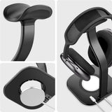 Spigen Stander m. Opladning til Mobil & AirPods Max - MagSafe Kompatibel - Sort