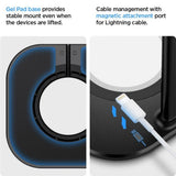 Spigen Stander m. Opladning til Mobil & AirPods Max - MagSafe Kompatibel - Sort