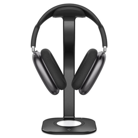 Spigen Stander m. Opladning til Mobil & AirPods Max - MagSafe Kompatibel - Sort