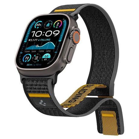 Apple Watch (44/SE/45/46/49mm) Spigen Athlex Air Active Rem - Sort