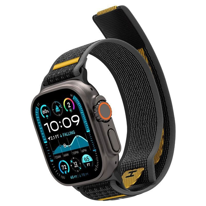 Apple Watch (44/SE/45/46/49mm) Spigen Athlex Air Active Rem - Sort